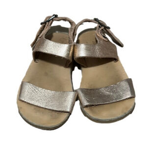 ZARA BABY BABY/ METALLIC greek STRAP SANDALS SIZE size 20 or 1 year in EUR SIZE